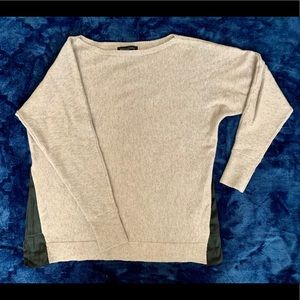 Banana Republic Mixed Media Raspberry Wool Sweater